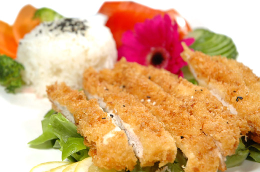 C8.Poulet pané + Riz